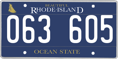 RI license plate 063605