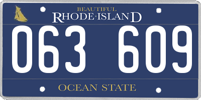 RI license plate 063609