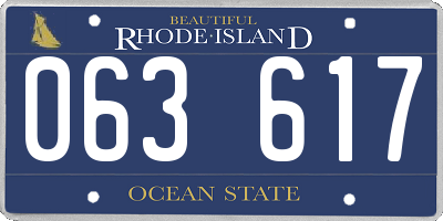 RI license plate 063617