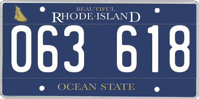 RI license plate 063618