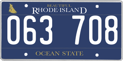 RI license plate 063708