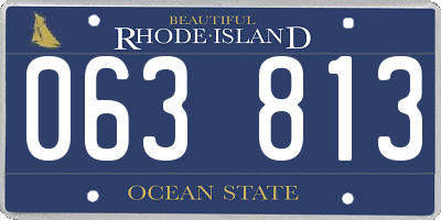 RI license plate 063813