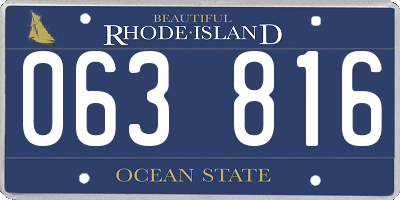 RI license plate 063816