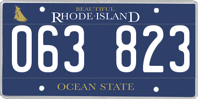 RI license plate 063823