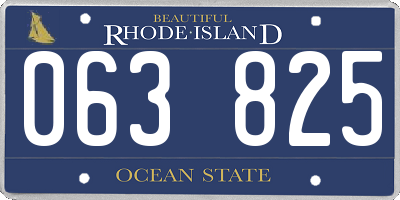 RI license plate 063825