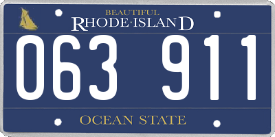 RI license plate 063911