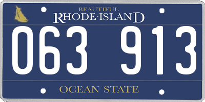 RI license plate 063913