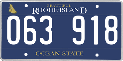RI license plate 063918