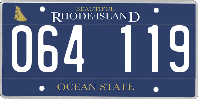 RI license plate 064119