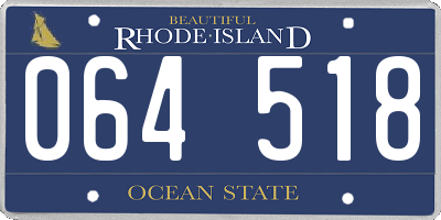 RI license plate 064518