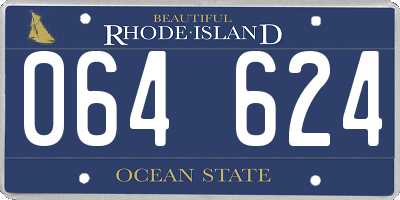 RI license plate 064624