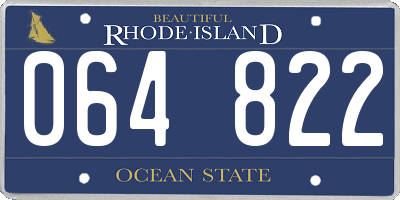 RI license plate 064822