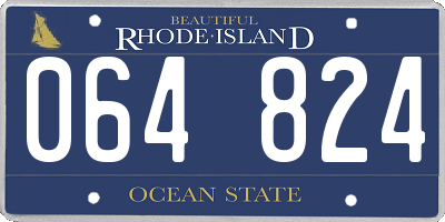RI license plate 064824