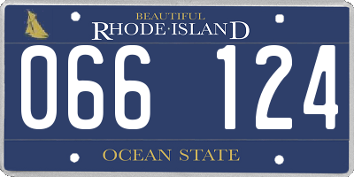 RI license plate 066124