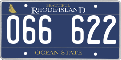 RI license plate 066622