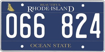 RI license plate 066824