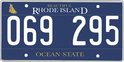 RI license plate 069295