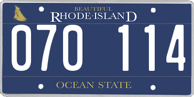 RI license plate 070114