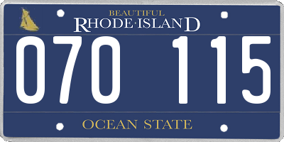 RI license plate 070115
