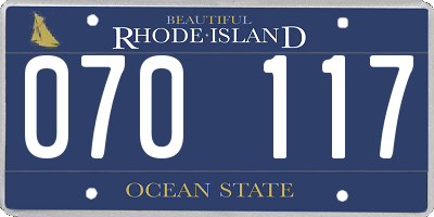 RI license plate 070117