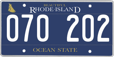 RI license plate 070202