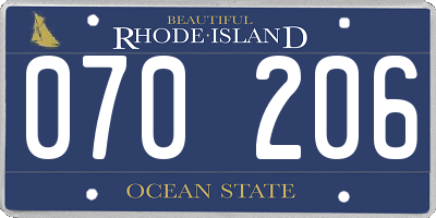 RI license plate 070206