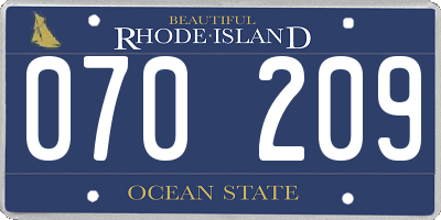RI license plate 070209
