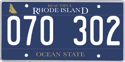 RI license plate 070302