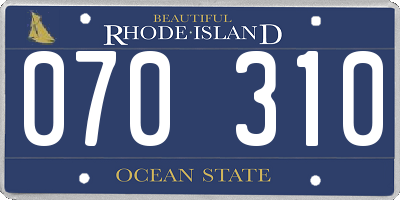 RI license plate 070310
