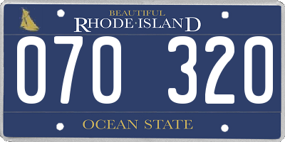 RI license plate 070320