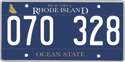 RI license plate 070328