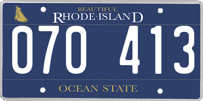 RI license plate 070413