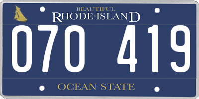 RI license plate 070419