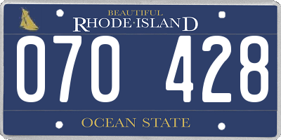 RI license plate 070428