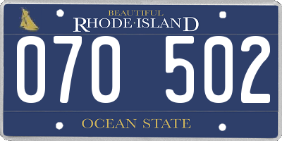 RI license plate 070502
