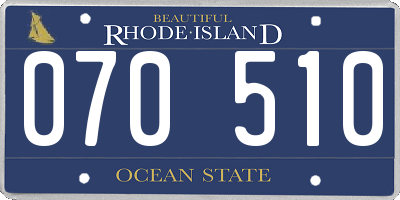 RI license plate 070510