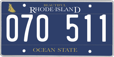 RI license plate 070511