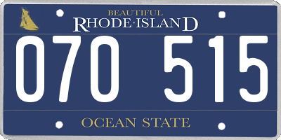 RI license plate 070515