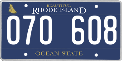 RI license plate 070608