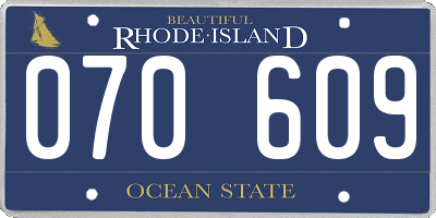 RI license plate 070609