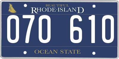 RI license plate 070610