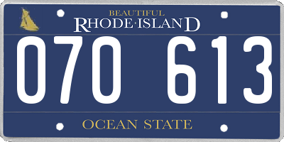 RI license plate 070613