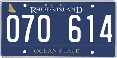 RI license plate 070614