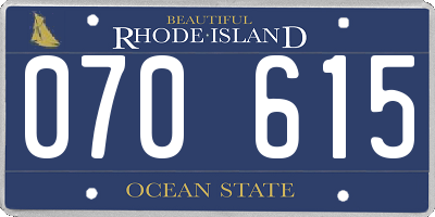 RI license plate 070615