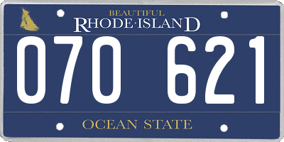 RI license plate 070621