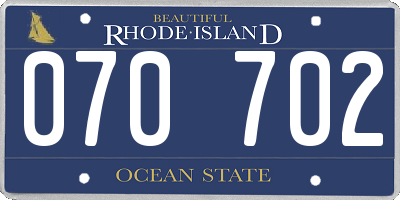 RI license plate 070702