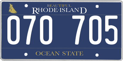 RI license plate 070705