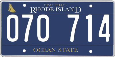 RI license plate 070714