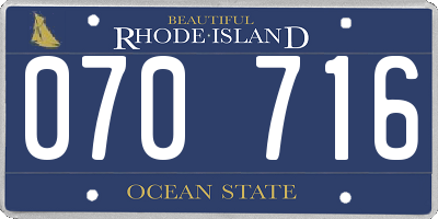 RI license plate 070716