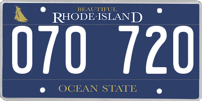 RI license plate 070720